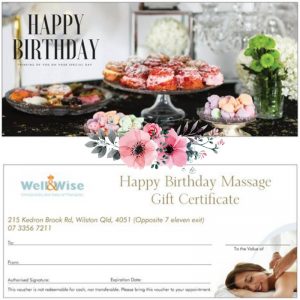 Happy Birthday gift certificate
