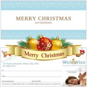 xmas gift certificate