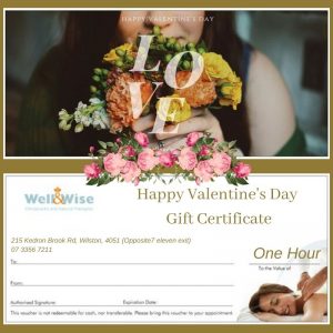 Happy Valentine's Day Massage Gift Certificate